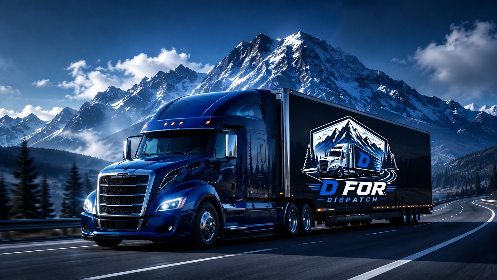 Premium dispatch support with a clear brand identity.